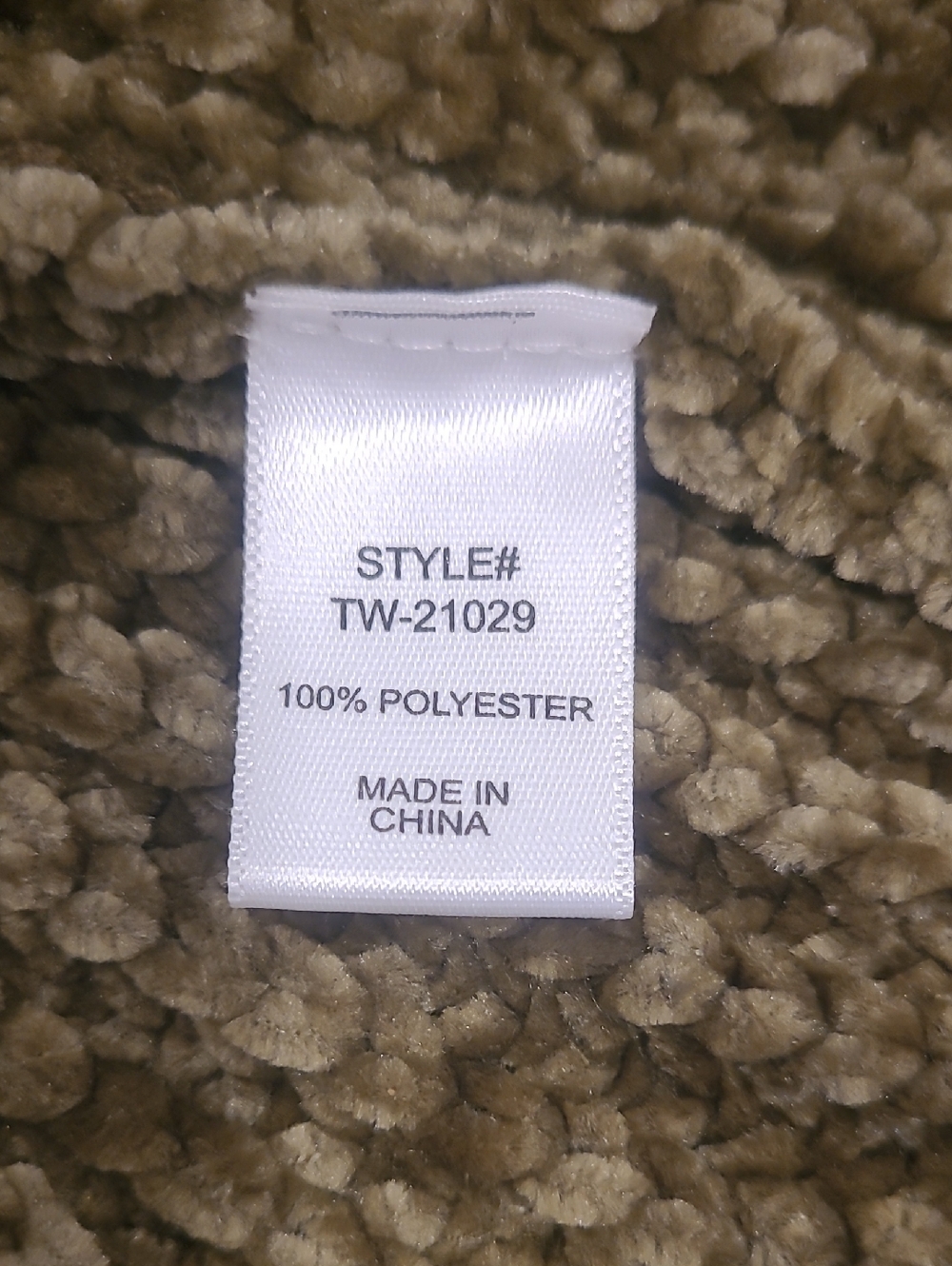 Zenana Outfitters Chenille Sweater. NWOT.  XL - Picture 5 of 5